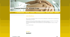 Desktop Screenshot of frauenarztpraxis-kropp.de